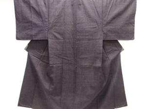 未使用品　本場結城紬男物着物アンサンブル・長襦袢セット（杢）（キングサイズ）